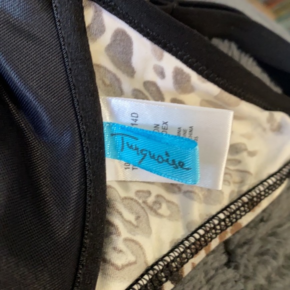 Leopard print bathing suit top - Picture 2 of 2